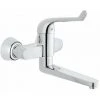 Grohe Euroeco Mitigeur Mural De Sûreté Avec Bec Tournant Chrome - Chrome -GROHE Soldes 38909281 1