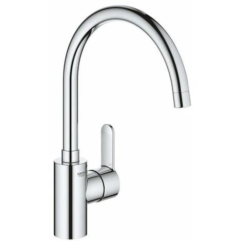 Grohe Eurostyle Cosmopolitan Mitigeur De Cuisine Avec Bec Rehaussé Chrome - Chrome 3 Grohe Eurostyle Cosmopolitan Mitigeur De Cuisine Avec Bec Rehaussé Chrome - Chrome