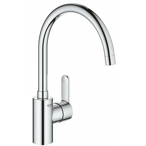 Grohe Eurostyle Cosmopolitan Mitigeur De Cuisine Avec Bec Rehaussé Chrome - Chrome 4 Grohe Eurostyle Cosmopolitan Mitigeur De Cuisine Avec Bec Rehaussé Chrome - Chrome â Image 2