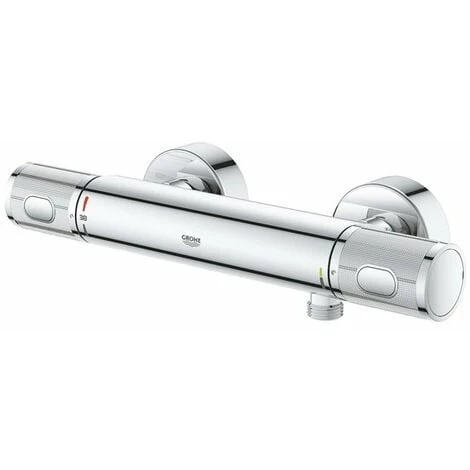 Grohe Grohtherm 1000 Performance Mitigeur De Douche Thermostatique Avec Coupleurs Chrome - Chrome 3 Grohe Grohtherm 1000 Performance Mitigeur De Douche Thermostatique Avec Coupleurs Chrome - Chrome