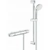 Grohe Grohtherm-1000 New Set De Confort Avec Robinet De Douche Thermostatique Entraxe=12cm Et Barre De Douche New Tempesta 60cm Chrome/blanc - Blanc/chrome 1 Grohe Grohtherm-1000 New Set De Confort Avec Robinet De Douche Thermostatique Entraxe=12cm Et Barre De Douche New Tempesta 60cm Chrome/blanc - Blanc/chrome -GROHE Soldes 38910104 1