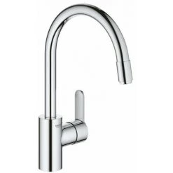 Grohe Eurostyle Cosmopolitan Robinet De Cuisine Avec Bec Rehaussé Et Mousseur Extractible Chrome - Chrome