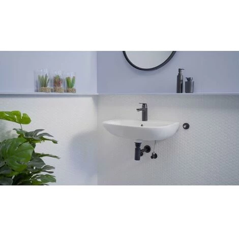 Grohe Eurosmart Cosmopolitan Robinet De Lavabo Avec Bec Medium Noir - Noir 4 Grohe Eurosmart Cosmopolitan Robinet De Lavabo Avec Bec Medium Noir - Noir – Image 2