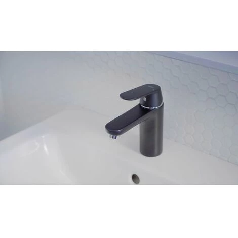 Grohe Eurosmart Cosmopolitan Robinet De Lavabo Avec Bec Medium Noir - Noir 5 Grohe Eurosmart Cosmopolitan Robinet De Lavabo Avec Bec Medium Noir - Noir – Image 3