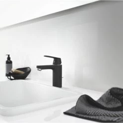 Grohe Eurosmart Cosmopolitan Robinet De Lavabo Avec Bec Medium Noir - Noir 11 Grohe Eurosmart Cosmopolitan Robinet De Lavabo Avec Bec Medium Noir - Noir -GROHE Soldes 38911534 5