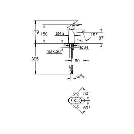 Grohe BAULOOP NEW - Mitigeur Monocommande, 1/2' Pour Lavabo Taille S (23336000) 4 Grohe BAULOOP NEW - Mitigeur Monocommande, 1/2' Pour Lavabo Taille S (23336000) â Image 2