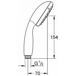 GROHE Douchette Tempesta 100 2 Jets -GROHE Soldes 3928714 3