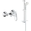 Grohe - Mitigeur Douche Avec Douchette Monocommande Bauloop Avec Barre De Douche Et Porte Savon Tempesta