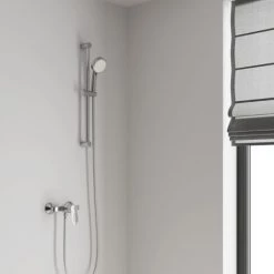 Grohe - Mitigeur Douche Avec Douchette Monocommande Bauloop Avec Barre De Douche Et Porte Savon Tempesta 10 Grohe - Mitigeur Douche Avec Douchette Monocommande Bauloop Avec Barre De Douche Et Porte Savon Tempesta -GROHE Soldes 39295049 4