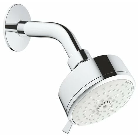 Grohe New Tempesta Cosmopolitan Douche De Tête Ø10cm 4 Jets 9.5L/min Avec Bras De Douche Mural Chrome/blanc - Blanc/chrome 3 Grohe New Tempesta Cosmopolitan Douche De Tête Ø10cm 4 Jets 9.5L/min Avec Bras De Douche Mural Chrome/blanc - Blanc/chrome