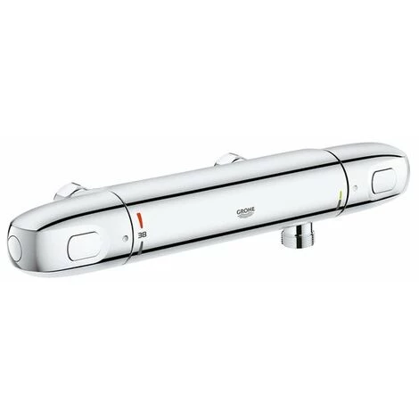 Grohe Grohtherm 800 New Robinet De Douche Thermostatique Sans Inverseur Sans Connexions Entraxe 12cm EcoJoy Et Poignée De Volume Avec Bouton Eco Chrome - Chrome 3 Grohe Grohtherm 800 New Robinet De Douche Thermostatique Sans Inverseur Sans Connexions Entraxe 12cm EcoJoy Et Poignée De Volume Avec Bouton Eco Chrome - Chrome