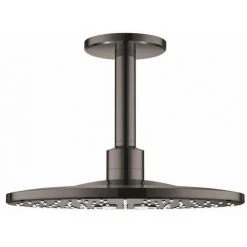 Grohe Rainshower Smartactive Douche De Tête 31cm Avec Bras Au Plafond Et 2 Jets Hard Graphite - Hard Graphite