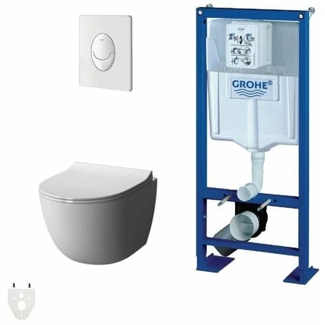 Pack Wc Suspendu Grohe Daily'o Sans Bride Courte 3 Pack Wc Suspendu Grohe Daily'o Sans Bride Courte