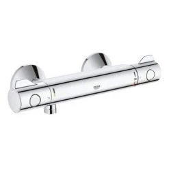 GROHE Pack Mitigeur Douche Thermostatique Mural 2 Trous Grotherm Chrome Complet + Produit Entretien -GROHE Soldes 39860422 5