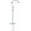 Grohe Rainshower Modern Colonne De Douche Avec Douche De Tête 31cm Et Douchette à Main Chrome - Chrome 2 Grohe Rainshower Modern Colonne De Douche Avec Douche De Tête 31cm Et Douchette à Main Chrome - Chrome -GROHE Soldes 39902061 1