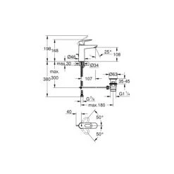 GROHE Mitigeur Lavabo BauLoop Taille M + Produit Entretien 8 GROHE Mitigeur Lavabo BauLoop Taille M + Produit Entretien -GROHE Soldes 39925511 2