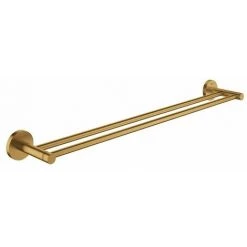 Grohe Essentials Porte-serviettes Double 60cm Brushed Cool Sunrise - Brushed Cool Sunrise
