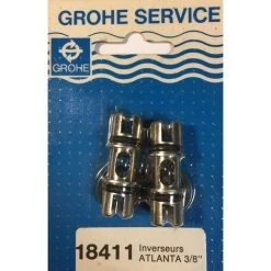 Grohe 18411 Inverseurs ATLANTA 3/8" (2pcs) - Gris