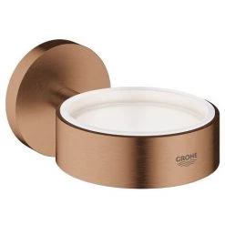 Grohe Essentials Set Salle De Bain Distributeur De Savon Liquide + Cadre Support, Warm Sunset Brossé (40369DL1+40394DL1) -GROHE Soldes 41933398 3
