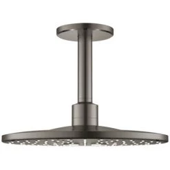 Grohe Rainshower SmartActive Douche De Tête 31cm Avec Bras De Douche Plafon 2 Jets Hard Graphite Brossé - Brushed Hard Graphite -GROHE Soldes 42704178 2