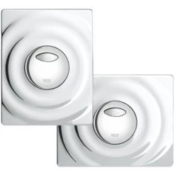 GROHE - Plaque Commande Grohe Vertical Ou Horizontal Chromé 8 GROHE - Plaque Commande Grohe Vertical Ou Horizontal Chromé -GROHE Soldes 42732432 3