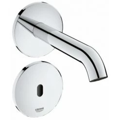 Grohe Essence E Robinet électronique Mural IR 230V Sans Melange Chrome - Chrome -GROHE Soldes 42749638 2