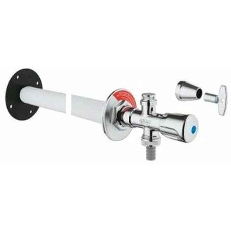 Grohe Eggemann Robinet Mural Extérieur Libre De Glace 1/2 Ajustable 17 50cm Chrome - Chrome 4 Grohe Eggemann Robinet Mural Extérieur Libre De Glace 1/2 Ajustable 17 50cm Chrome - Chrome – Image 2