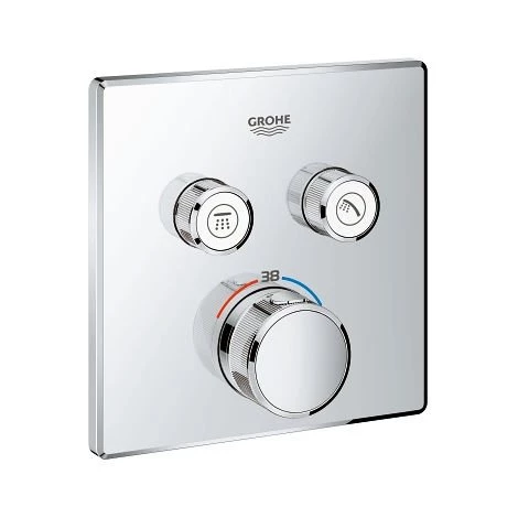 Grohe Grohtherm SmartControl Thermostatique Pour Installation Encastrée 2 Sorties (29124000) 3 Grohe Grohtherm SmartControl Thermostatique Pour Installation Encastrée 2 Sorties (29124000)
