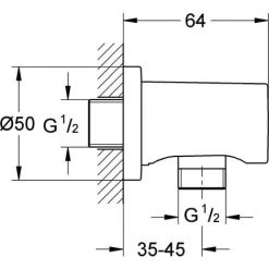 GROHE RAINSHOWER Rain Douche De Mur 27057DL0 -GROHE Soldes 45079318 4
