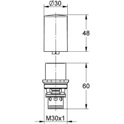 GROHE GLAND UP-conversion De Montagne Pour Mélangeur Bain à Levier Unique, Fini 44001826 -GROHE Soldes 45083280 3