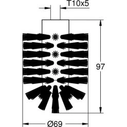 GROHE Tête De Brosse De Rechange ESSENTIELS 40791001 -GROHE Soldes 45085039 4