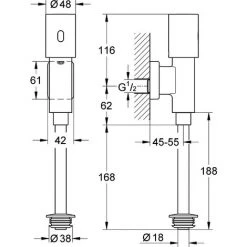 GROHE électronique Infrarouge Pour Urinoir TECTRON SKATE 37421000 7 GROHE électronique Infrarouge Pour Urinoir TECTRON SKATE 37421000 -GROHE Soldes 45085191 3