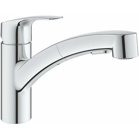 Mitigeur Grohe EUROSMART évier Bas Avec Douchette Extractible Grohe 3 Mitigeur Grohe EUROSMART évier Bas Avec Douchette Extractible Grohe