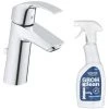 GROHE Mitigeur Lavabo Eurosmart Taille M + Nettoyant Grohe -GROHE Soldes 46051198 1