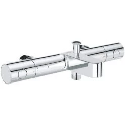 Grohe Set Bain/douche Mitigeur Thermostatique Grohtherm 800 + Stick De Douche Mural 1 Jet, Chrome (34770000-CUBESTICK) -GROHE Soldes 46286514 2