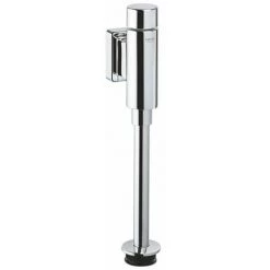 Grohe Rondo Robinet De Chasse Urinoir 1/2 Avec Robinet D'arrêt, Tuyau De Coule Et Connexion Chrome - Chrome