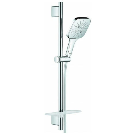 Ensemble Barre De Douche Rainshower SmartActive 600mm Chromé étagère GROHE 3 Ensemble Barre De Douche Rainshower SmartActive 600mm Chromé étagère GROHE