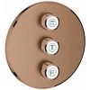 GROHE Robinet à Encastrer Triple Smart Control 29122 FMS Rond Or Rose Vif Geb. -GROHE Soldes 48946374 1