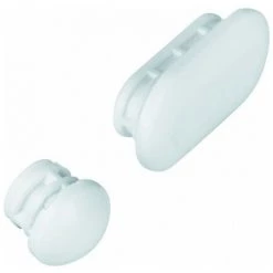 GROHE Set De Tampons 49530 Pour Abattant Et Couvercle De Toilette En Céramique De Construction Blanc