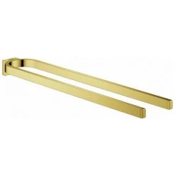 Porte-serviettes GROHE SELECTION 400 Pas Rigide 2 Bras Or Brillant