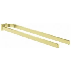 Porte-serviettes GROHE SELECTION 400 N Noir 2 Bras Or Brillant Brossé