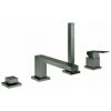 GROHE Set Mitigeur De Baignoire EUROCUBE Graphite Dur Brossé 2 GROHE Set Mitigeur De Baignoire EUROCUBE Graphite Dur Brossé -GROHE Soldes 48946718 1