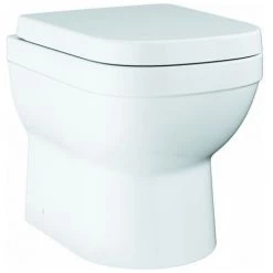 GROHE Ensemble WC à Fond Creux EURO KERAMIK Avec Rebord De Chasse D'eau Du Lave-vaisselle Uni. 3/5 L Blanc Alpin