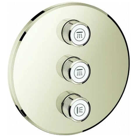 GROHE Robinet à Encastrer Triple Smart Control 29122 FMS Rond Nickel 3 GROHE Robinet à Encastrer Triple Smart Control 29122 FMS Rond Nickel