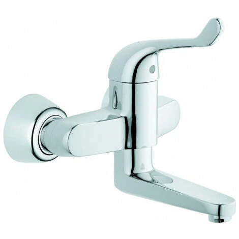 Mitigeur De Sécurité Lavabo EUROECO SPEZIAL DN 15 Saillie 196 Mm Chromé GROHE 3 Mitigeur De Sécurité Lavabo EUROECO SPEZIAL DN 15 Saillie 196 Mm Chromé GROHE