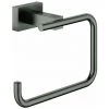 Porte-rouleau WC Grohe ESSENTIALS CUBE Sans Couvercle Graphite Dur Brossé