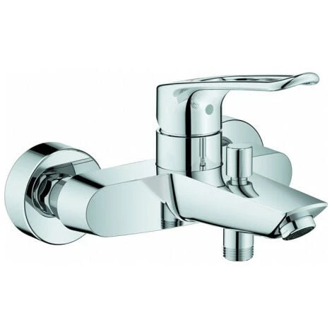 GROHE Robinet De Baignoire Monocommande EUROSMART DN 15. Plus Ouvert Levier Poignée Chromé 3 GROHE Robinet De Baignoire Monocommande EUROSMART DN 15. Plus Ouvert Levier Poignée Chromé