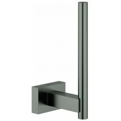 Porte-papier WC De Rechange ESSENTIALS CUBE Graphite Dur Brossé GROHE