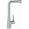 GROHE Mitigeur D'évier Zedra 32553 L-sortie Douche De Rinçage Acier 1 GROHE Mitigeur D'évier Zedra 32553 L-sortie Douche De Rinçage Acier -GROHE Soldes 48985401 1