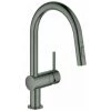 GROHE Mitigeur D'évier Minta 32321 C-sortie Douche De Rinçage Graphite Dur -GROHE Soldes 48985536 1